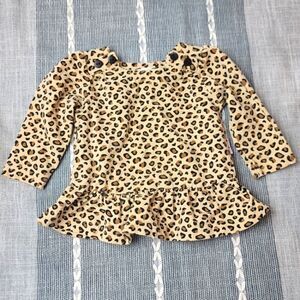 LE TOP Animal Print Top